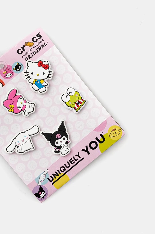 Dječji bedževi za obuću Crocs Hello Kitty 5pck 1 5-pack 10013597.Hello.Kitty.5p bijela AW24