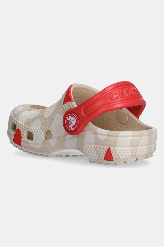 Djevojčice Dječje natikače Crocs CLASSIC HEART PRINT CLOG 206832.CLASSIC.HEART.PR bež