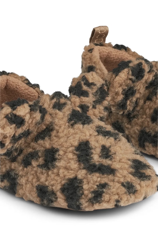 CHLAPEC Dětské papuče Liewood Maui Pile Slipper LW19239 béžová