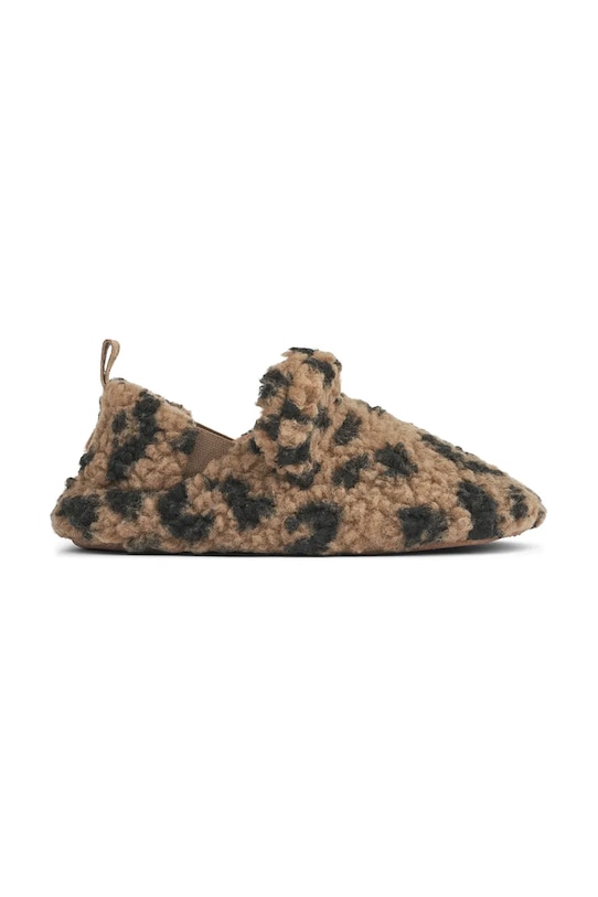 Dětské papuče Liewood Maui Pile Slipper LW19239 béžová