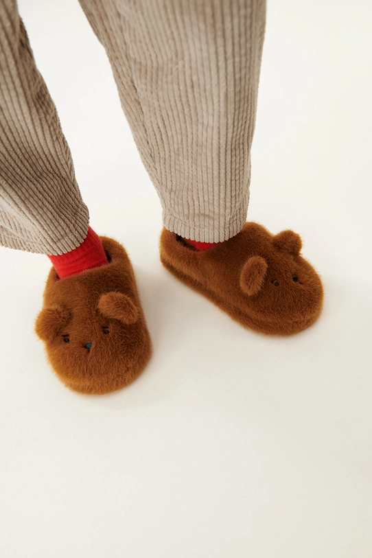 Дитячі тапочки Liewood Aviaja Bear Slippers LW19587