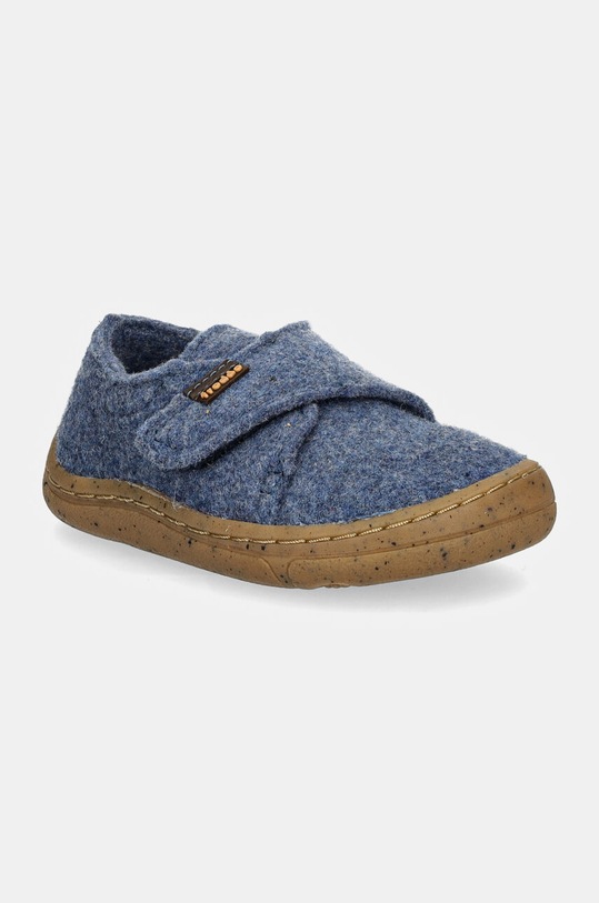 Detské papuče Froddo BAREFOOT WOOLY modrá G1700341.20.24