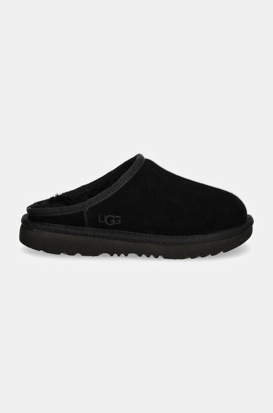 Дитячі замшеві тапочки UGG KIDS' CLASSIC SLIP-ON 1161030K чорний AW24