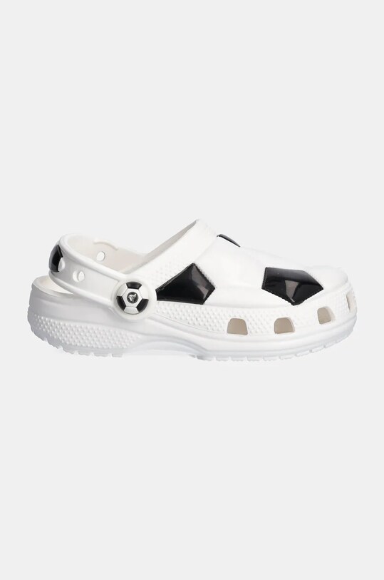 Детские шлепанцы Crocs CLASSIC SOCCER BALL CLOG 210023.CLASSIC.SOCCER белый SS25