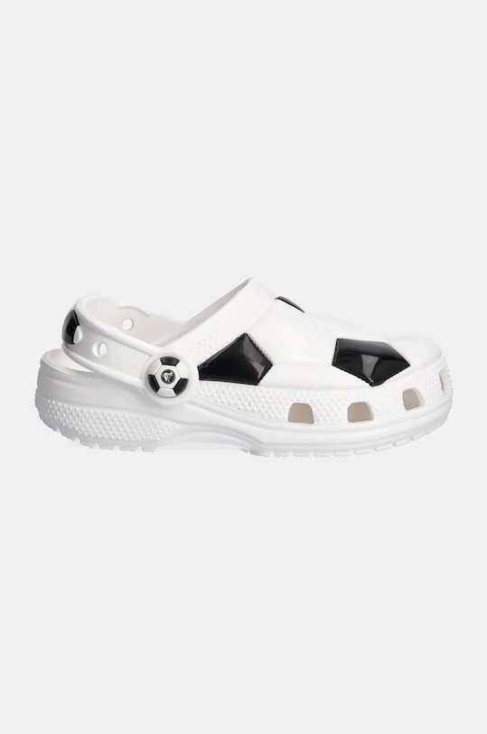 Crocs klapki dziecięce CLASSIC SOCCER BALL CLOG 210023.CLASSIC.SOCCER biały SS25