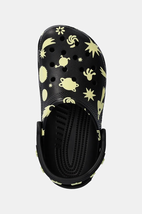 Dětské pantofle Crocs CLASSIC GLOW SPACE CLOG černá 210355.CLASSIC.GLOW.SPA