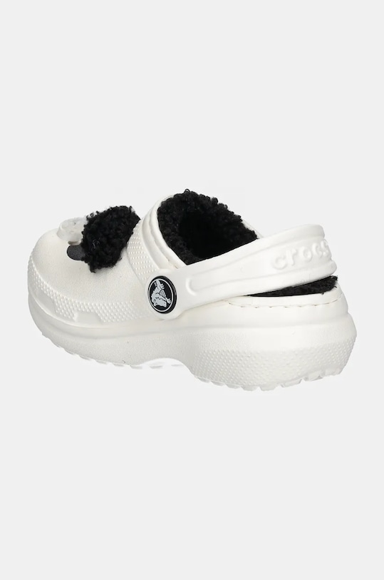 Chłopiec Crocs klapki dziecięce CLASSIC LINED IAM PANDA BEAR CLOG 210395.CLASSIC.LINED.IA biały