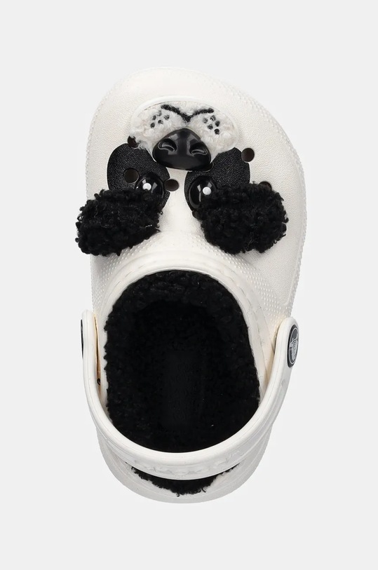 Дитячі шльопанці Crocs CLASSIC LINED IAM PANDA BEAR CLOG бежевий 210395.CLASSIC.LINED.IA
