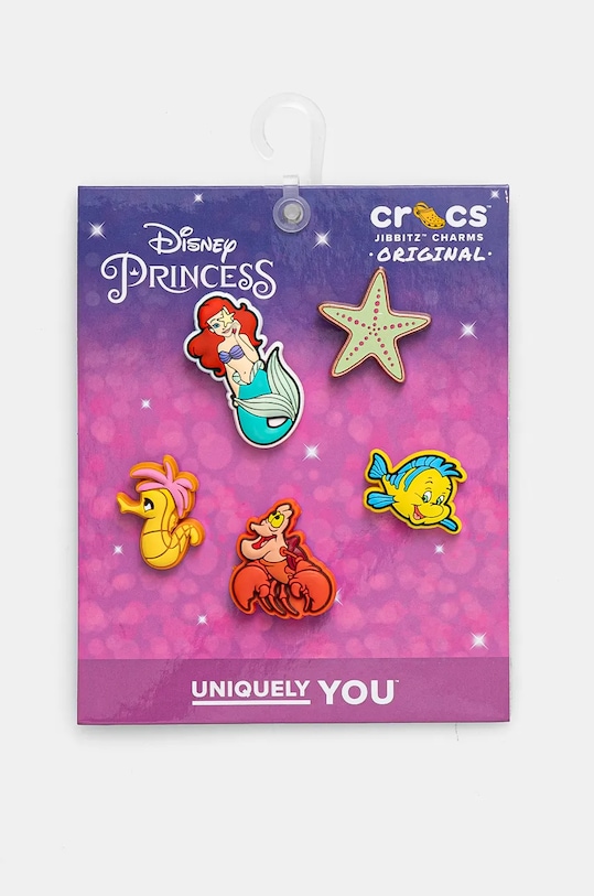 Детски значки за обувки Crocs Princess Ariel 5Pck (5 броя) многоцветен 10013197.Princess.Ariel