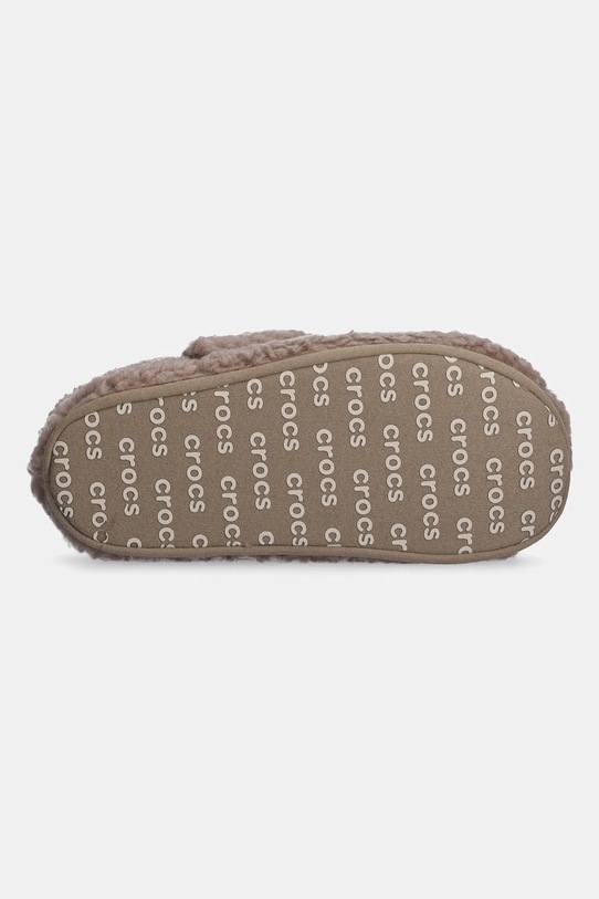 Dječje papuče Crocs CLASSIC COZZZY SLIPPER 210856.CLASSIC.COZZZY.S zelena