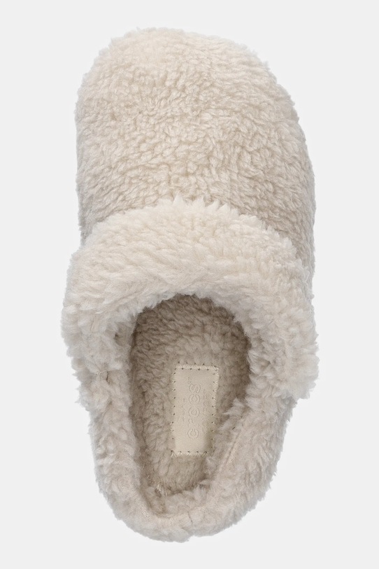 Crocs kapcie dziecięce CLASSIC COZZZY SLIPPER beżowy 210856.CLASSIC.COZZZY.S