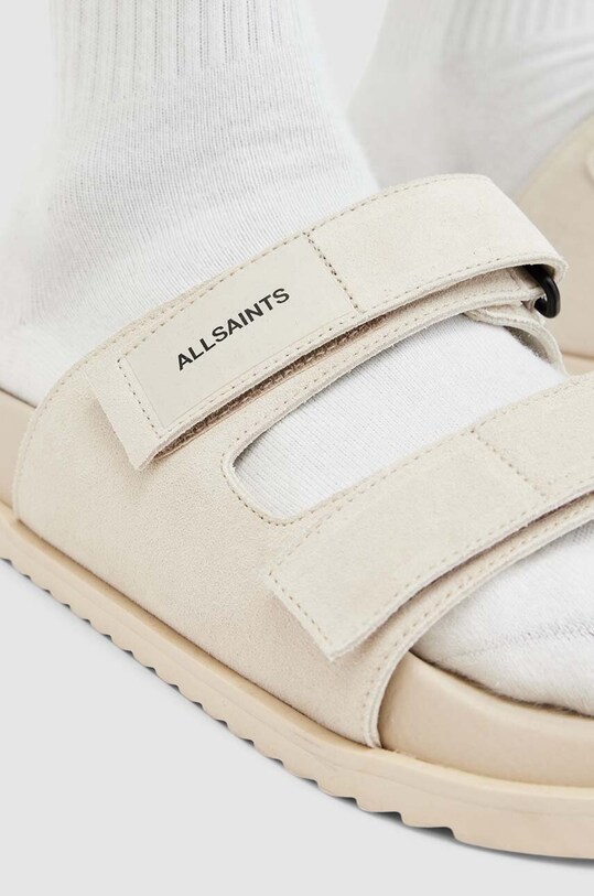Semišové šľapky AllSaints Vex M002FA