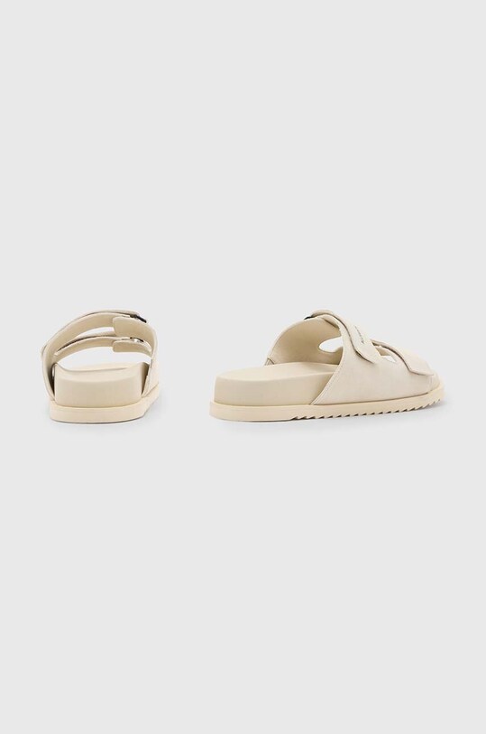Obuv Semišové šľapky AllSaints Vex M002FA béžová