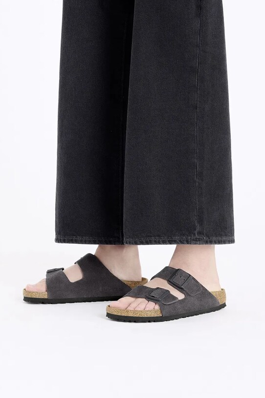 Semišové pantofle Birkenstock Arizona 1028603