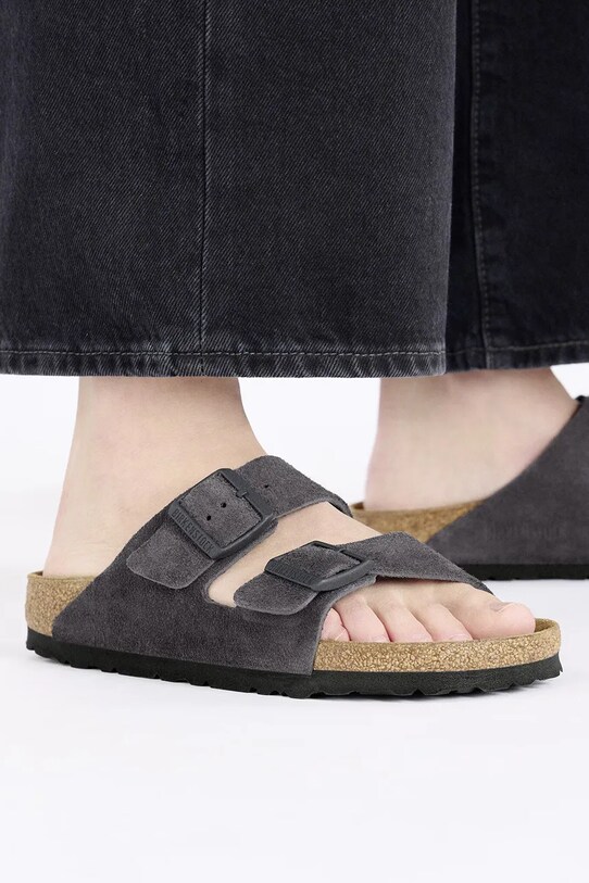 Semišové pantofle Birkenstock Arizona 1028603
