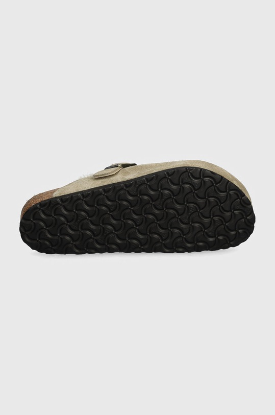Birkenstock papuci Boston Shearling 1028289 bej