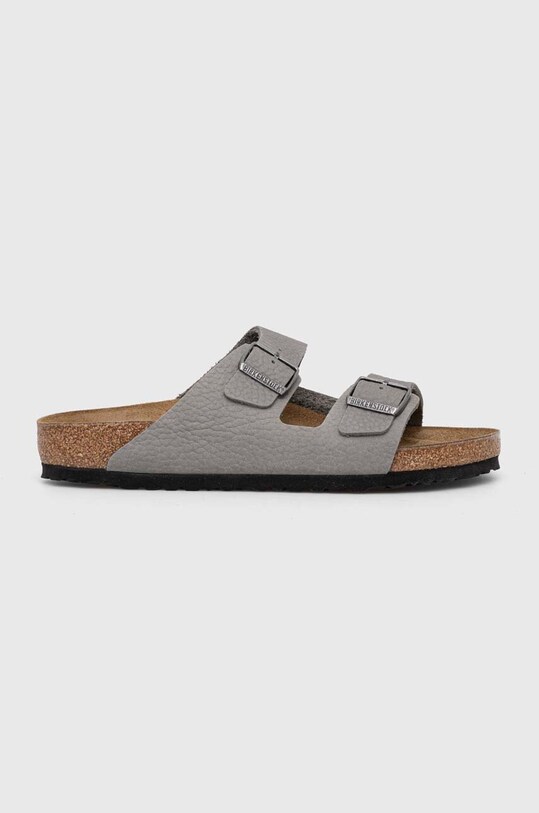 Nubukové pantofle Birkenstock Arizona 1020752 šedá AW24