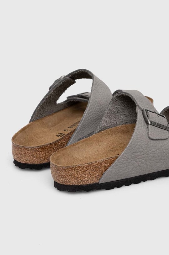 Nubukové pantofle Birkenstock Arizona šedá 1020752