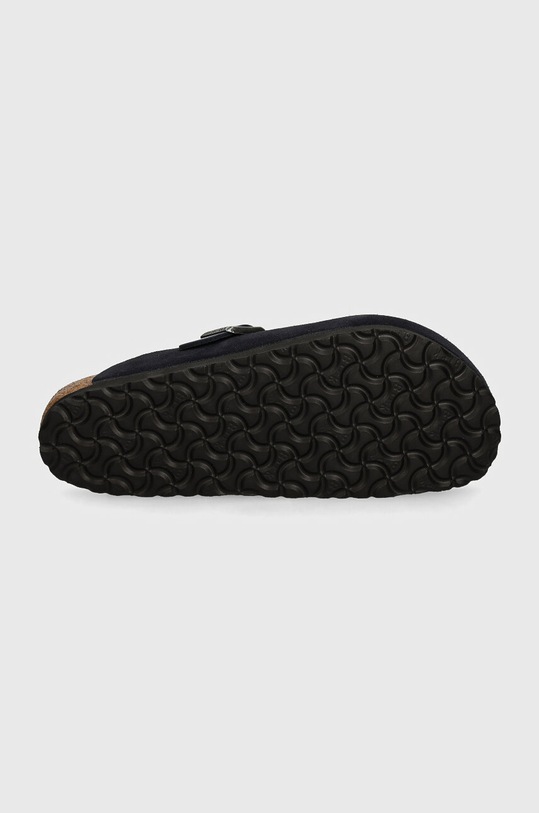 Замшеві шльопанці Birkenstock Boston 1028210 темно-синій
