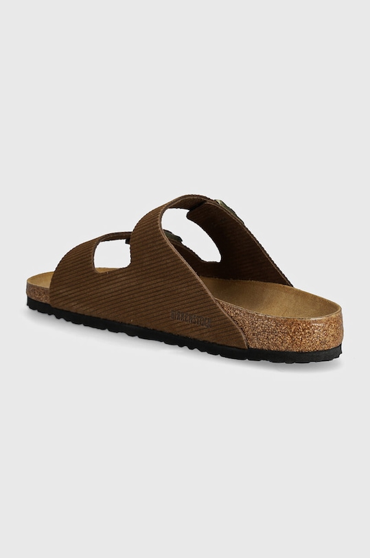 Scarpe Birkenstock ciabatte slide in camoscio Arizona 1028280 marrone
