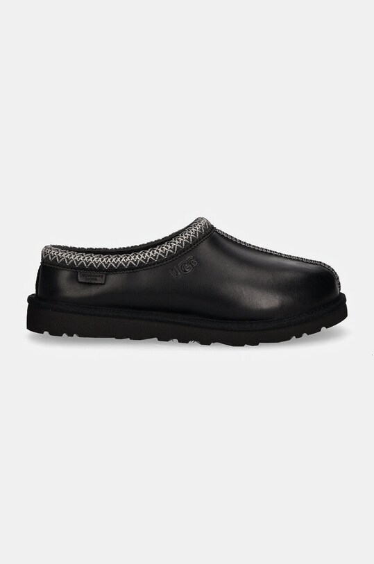 Кожаные тапочки UGG Tasman Lthr Regen 1163890.BLK чёрный AW24