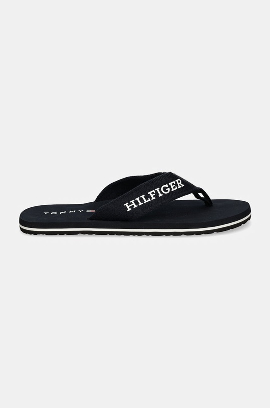 Tommy Hilfiger slapi HILFIGER MONOTYPE BEACH SANDAL FM0FM05237 bleumarin AW24