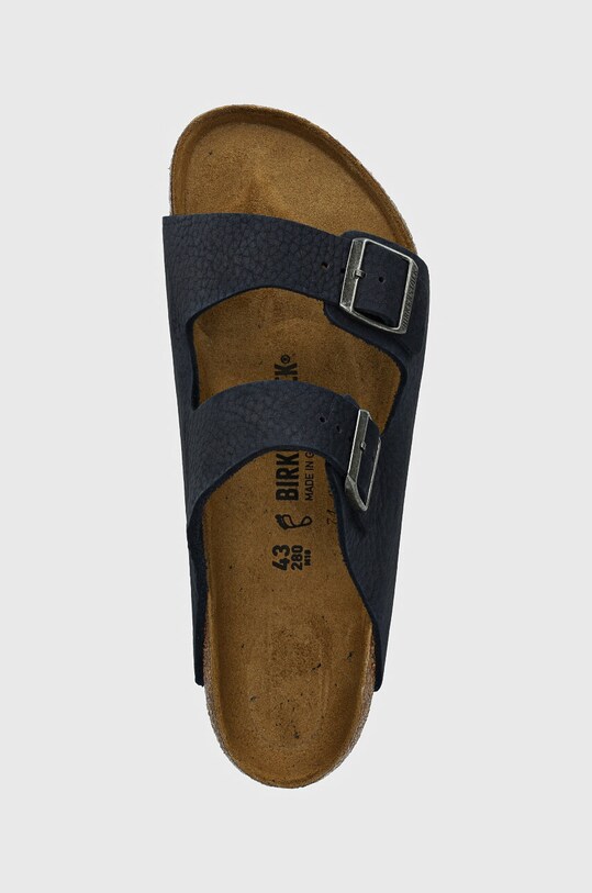 Birkenstock papuci din nubuc Arizona bleumarin 1028095