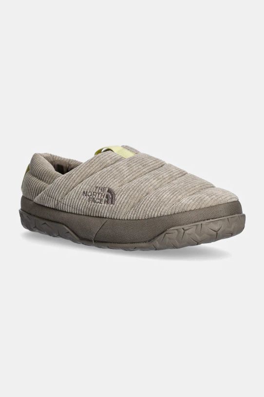 The North Face kapcie Nuptse Mule Corduroy szary NF0A7W4M5II1