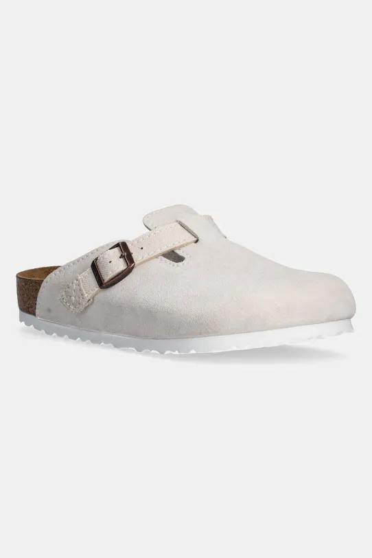 Natikači iz semiša Birkenstock Boston Semiš bež 1028790