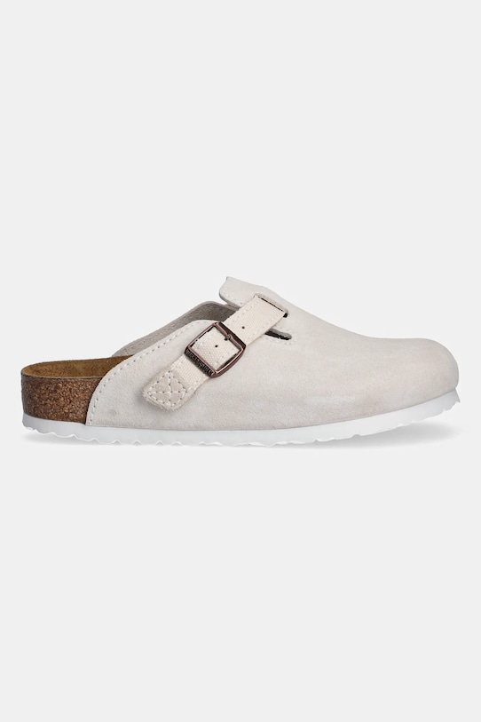 Semišové šľapky Birkenstock Boston 1028790 béžová AW24