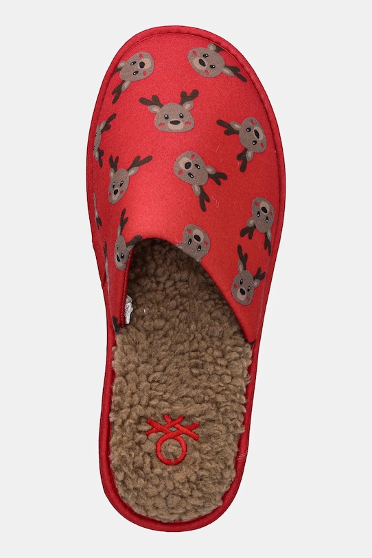 Pantofle United Colors of Benetton červená 8G5M1D01J