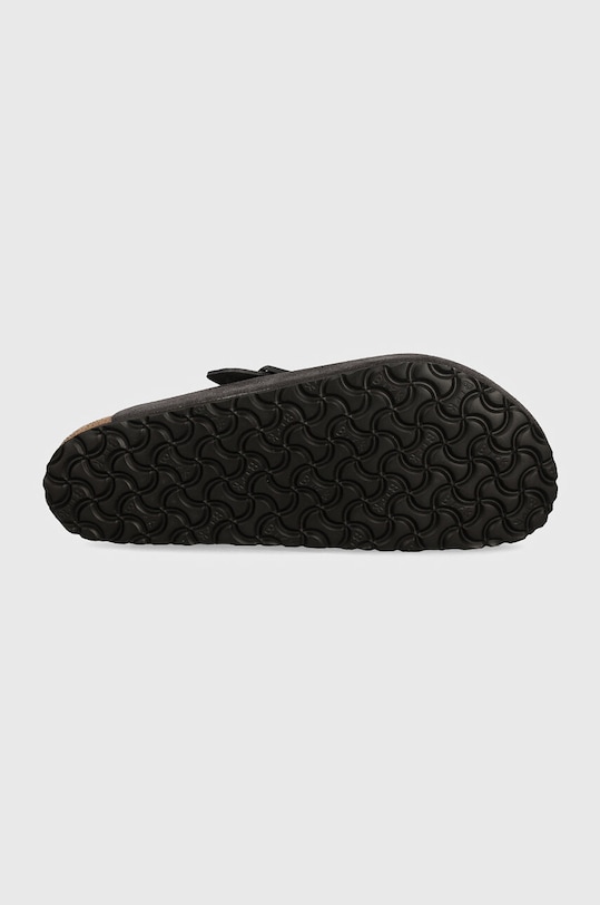 Birkenstock klapki zamszowe Boston 1028602 szary