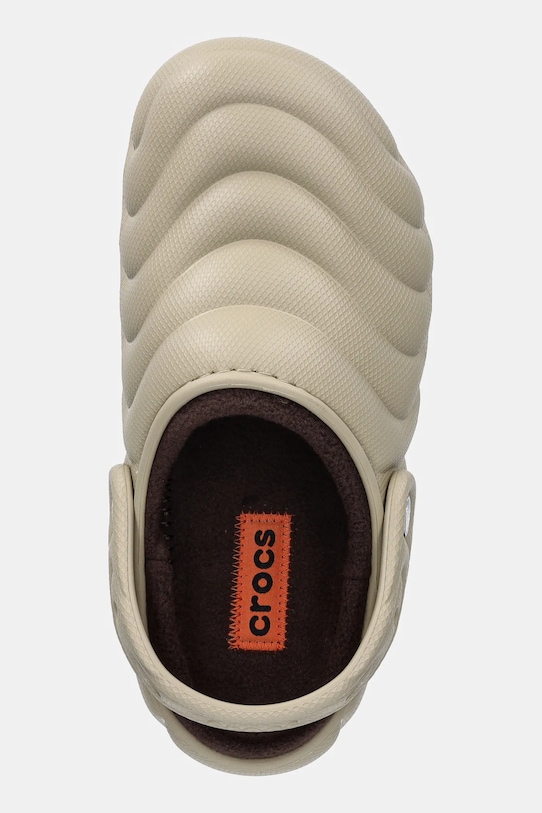 Crocs kapcie Classic Lined Overpuff Clog żółty 210059.0LJ