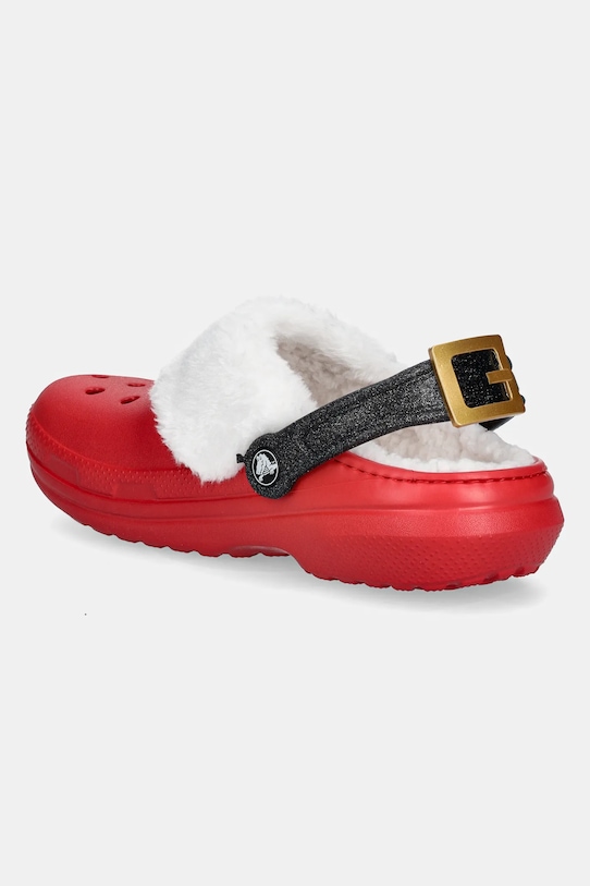 Încălțăminte Crocs papuci de casa Classic Lined Santa Clog 210933.6WE rosu