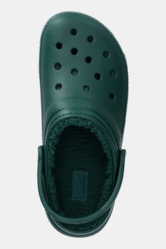 Crocs papuci de casă Classic Lined Clog verde 203591.302