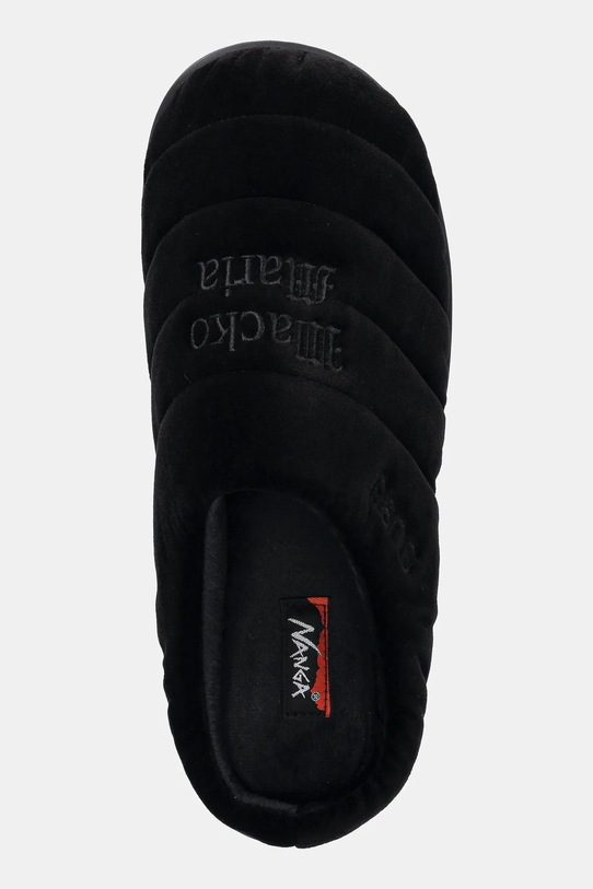 Kućne papuče Wacko Maria Nanga × Subu Aurora Winter Sandal crna NA.SB.WM.SA03