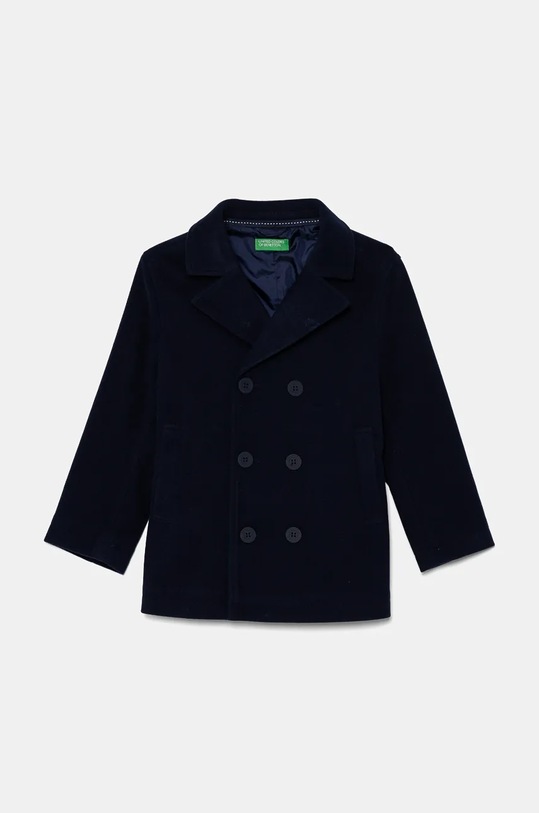 United Colors of Benetton cappotto con aggiunta di lana bambino/a non isolato blu navy 20PYCN056.G.Seasonal