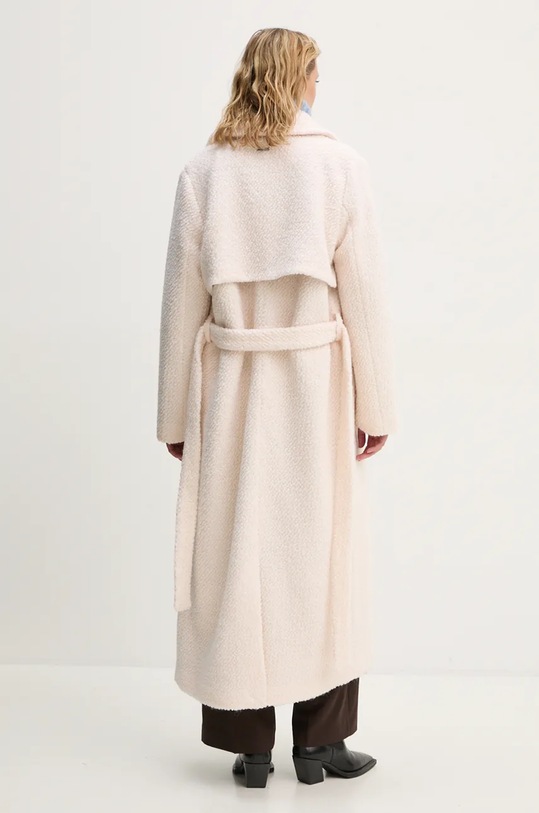 Ruházat Bruuns Bazaar gyapjúkabát GazaniaBBCasay jacket BBW4068 bézs