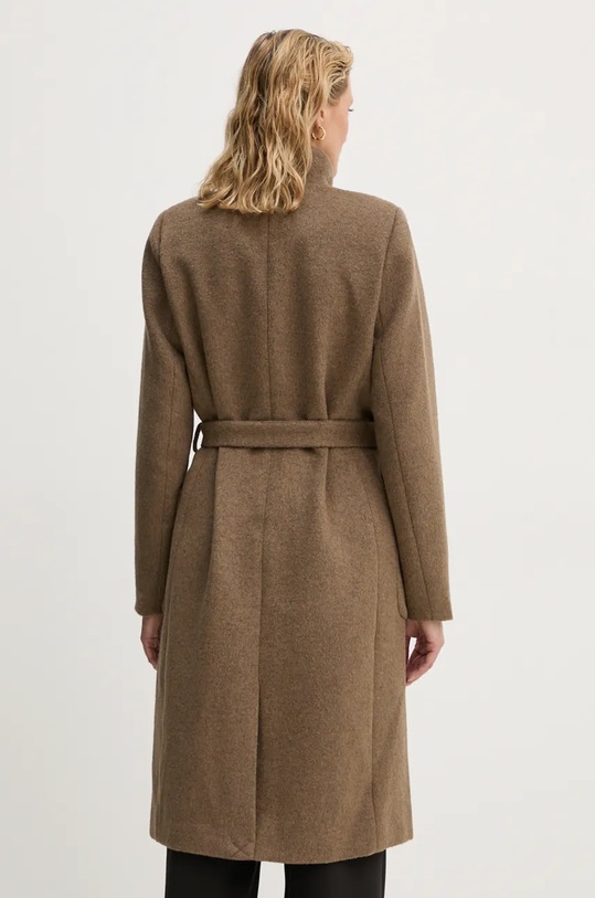 Îmbrăcăminte Bruuns Bazaar palton de lana CatarinaBBPerle coat BBW4107 maro