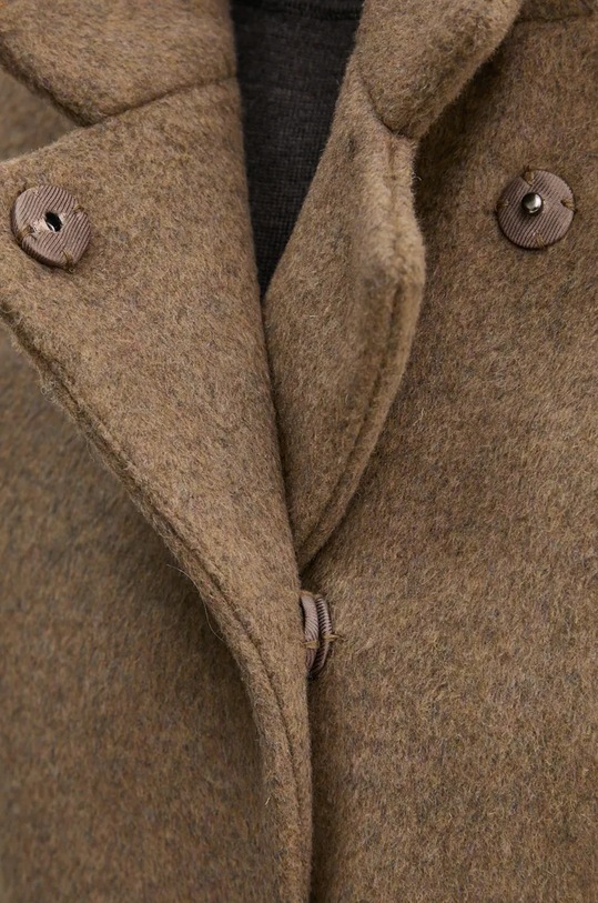 Bruuns Bazaar palton de lana CatarinaBBPerle coat BBW4107 maro