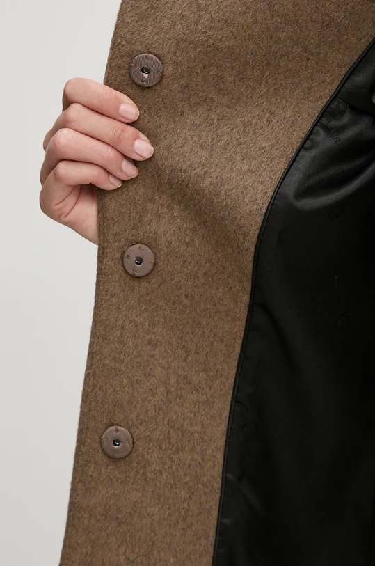 Bruuns Bazaar palton de lana CatarinaBBPerle coat BBW4107