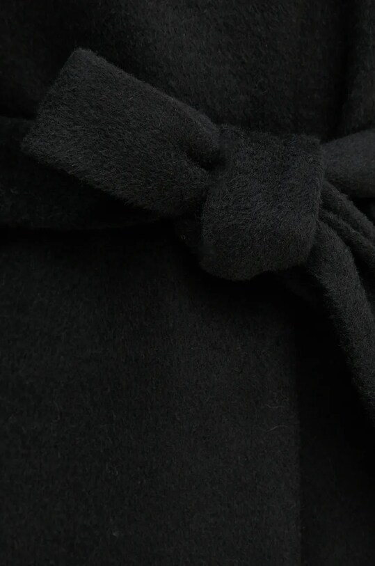 Μάλλινο παλτό Bruuns Bazaar CatarinaBBPerle coat BBW4107 μαύρο