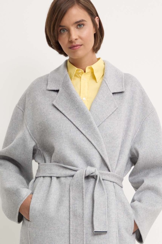 Volnen plašč Calvin Klein siva K20K207089