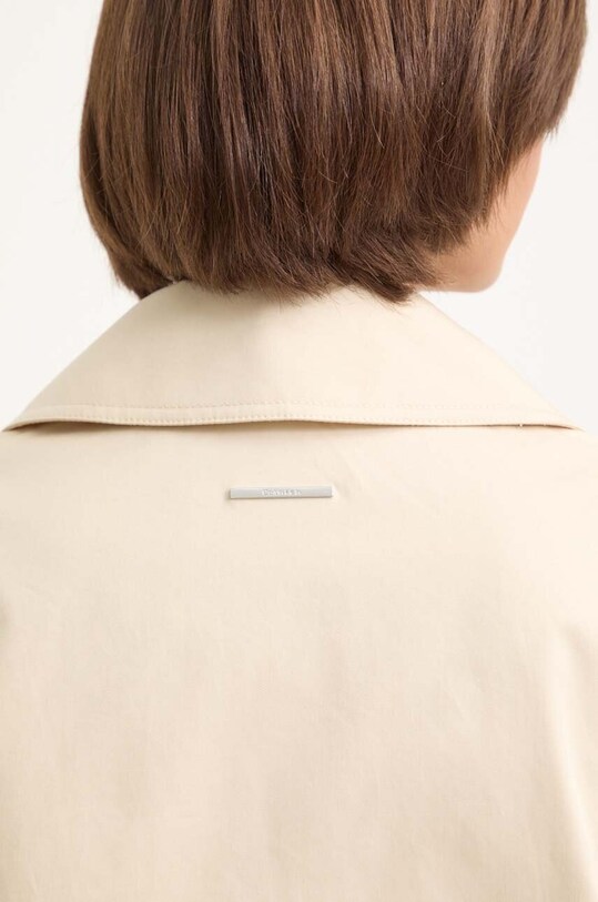 Бавовняне пальто Calvin Klein K20K207281 бежевий