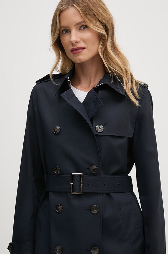 Тренч Tommy Hilfiger темно-синій WW0WW42133