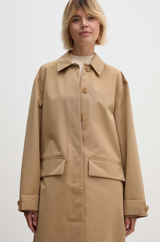 Calvin Klein Jeans płaszcz beżowy J20J224080