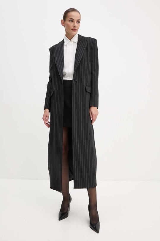 Kabát Patrizia Pepe 8O0145.A457 černá AW24