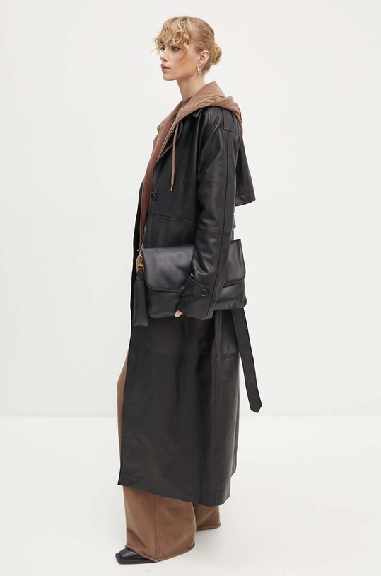 Iceberg płaszcz skórzany ZN11.6804