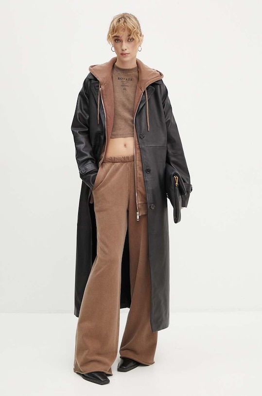 Iceberg płaszcz skórzany ZN11.6804