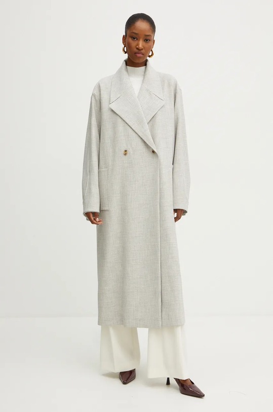 Trench kabát BOSS nezateplené béžová 50518485